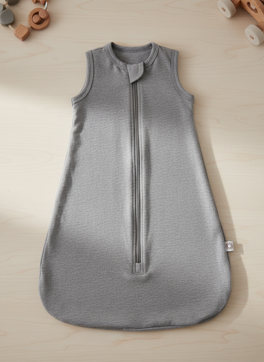 Solstice Zip-Up Sleep Sack 6-9M Heather Grey Main Image