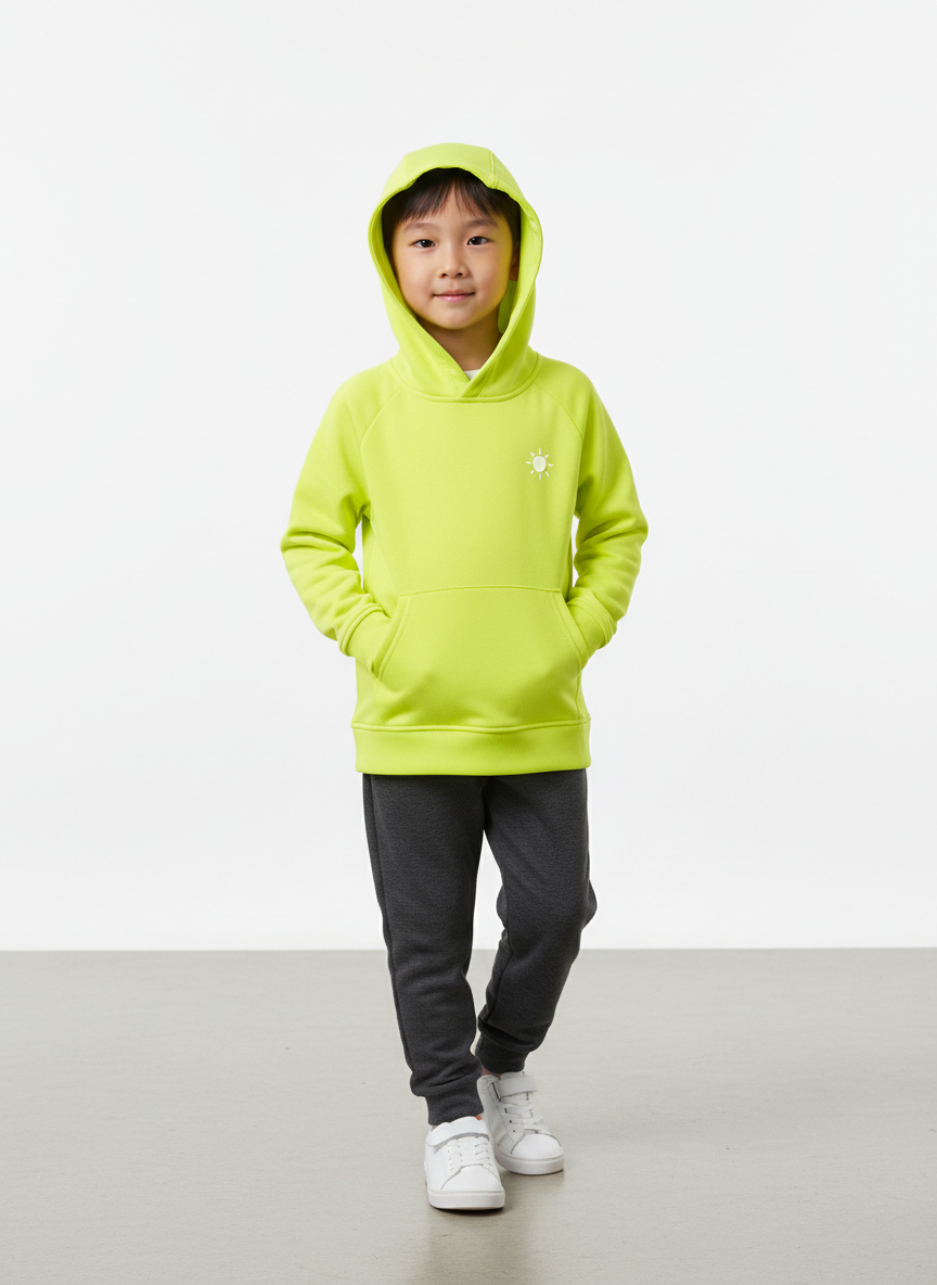 Solstice Performance Tech Hoodie M Neon Yellow Main Image