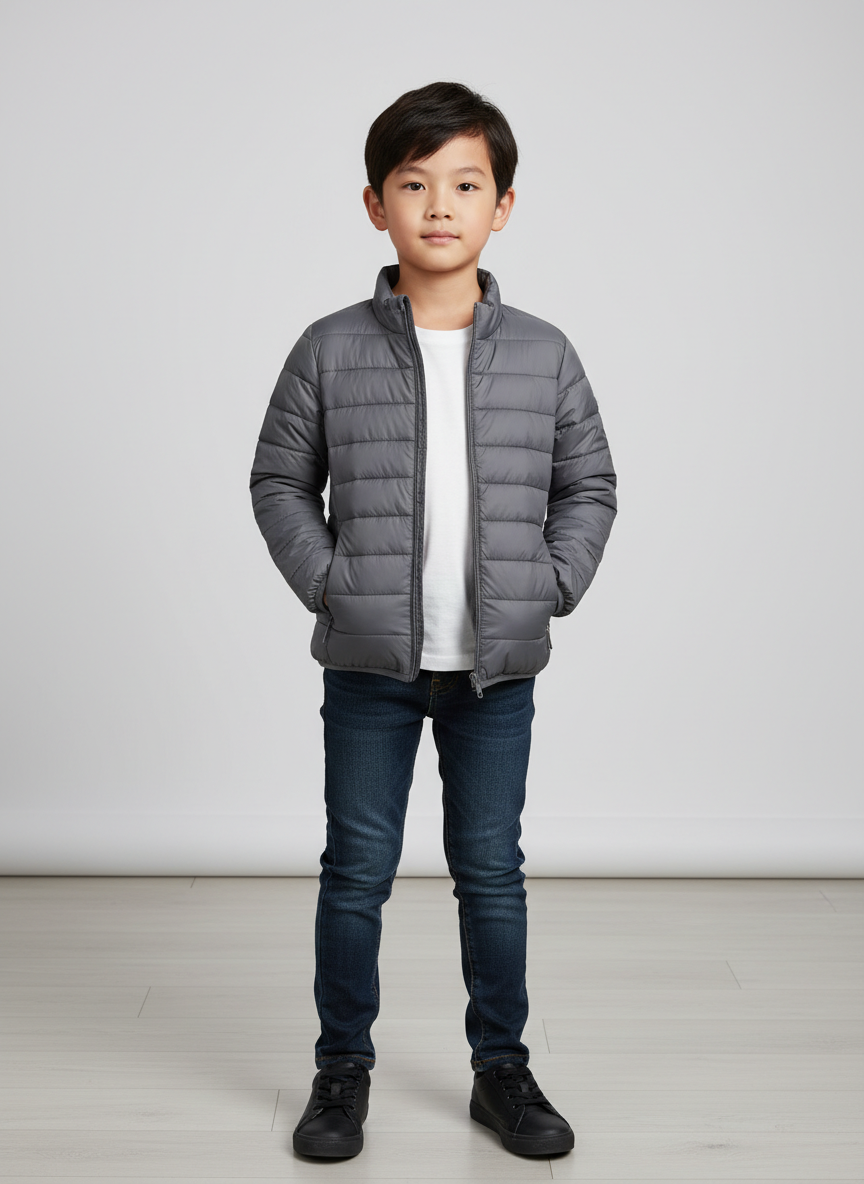 Solstice Packable Down Jacket M Charcoal Main Image