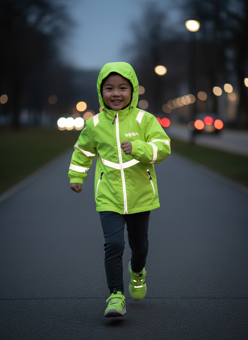 Vera Reflective Night-Runner Jacket S Neon Yellow Main Image