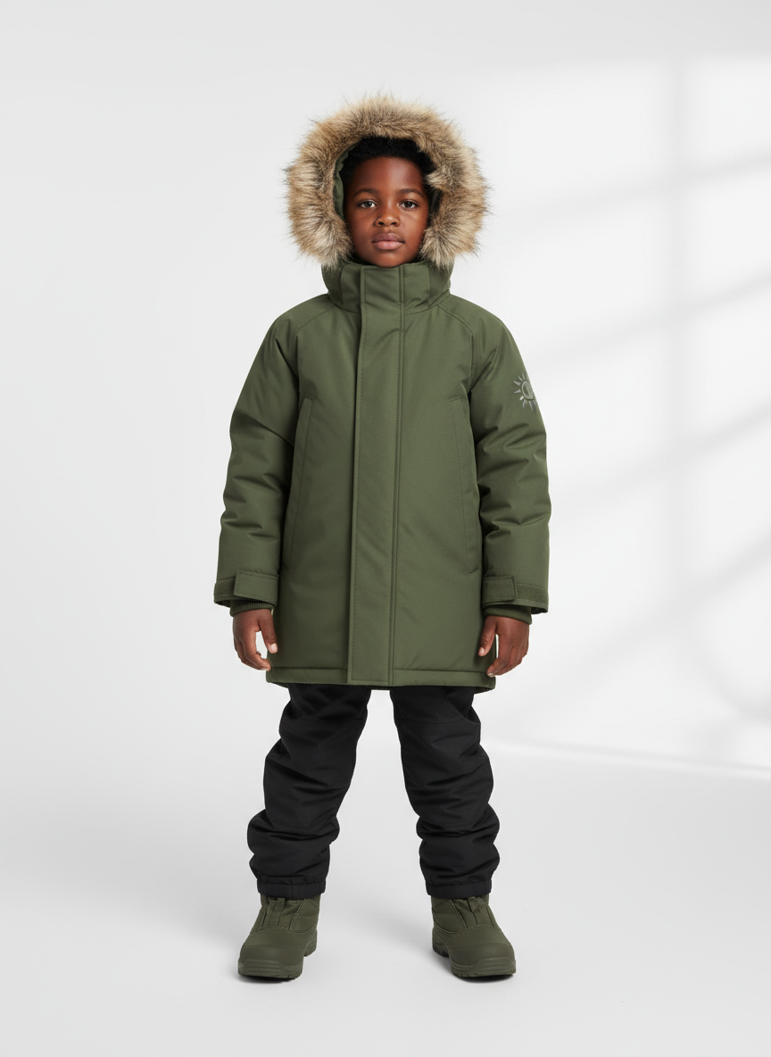 Solstice Heavyweight Arctic Parka S Olive Main Image