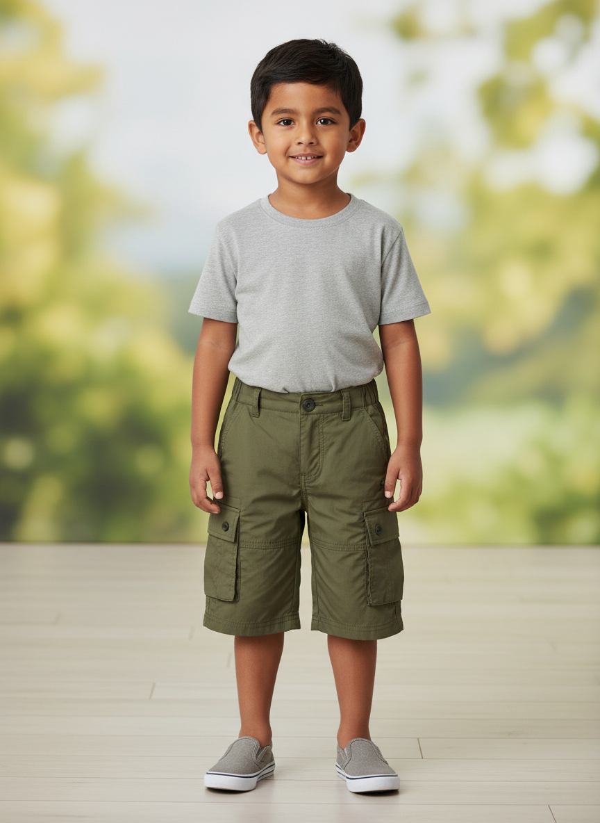 Solstice Cargo Adventure Short XS Olive Main Image
