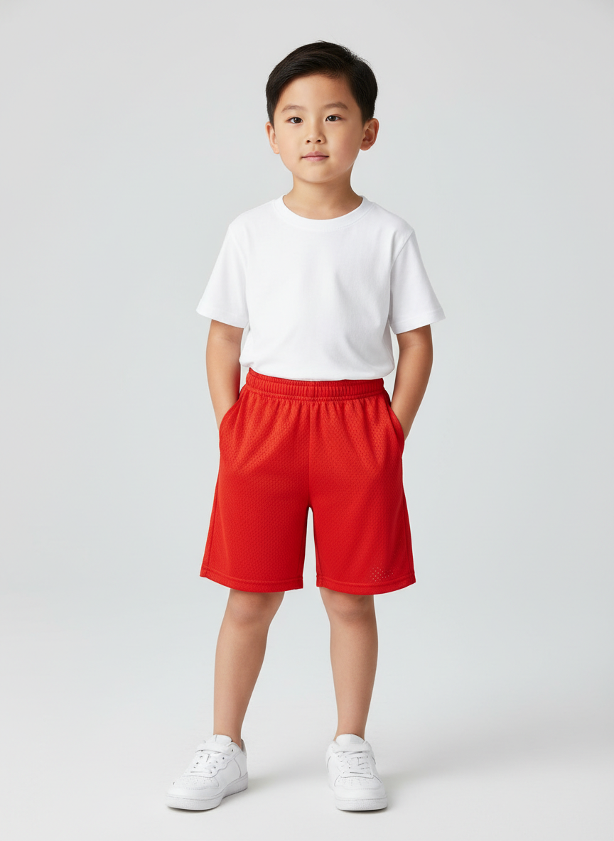 Lumina Classic Mesh Short M Red Main Image