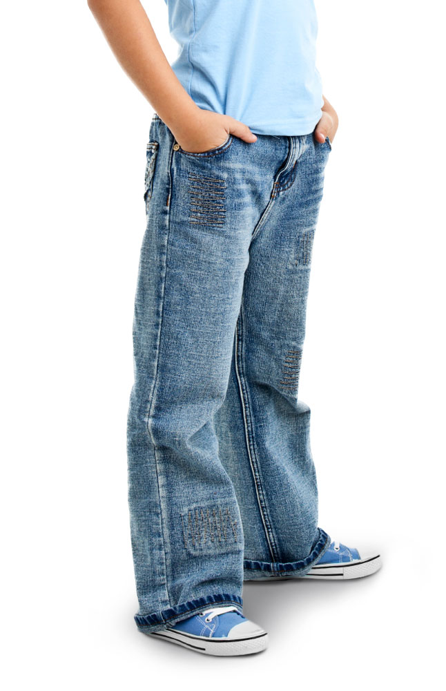 Luigi Valenti Flared Denim Jeans Main Image