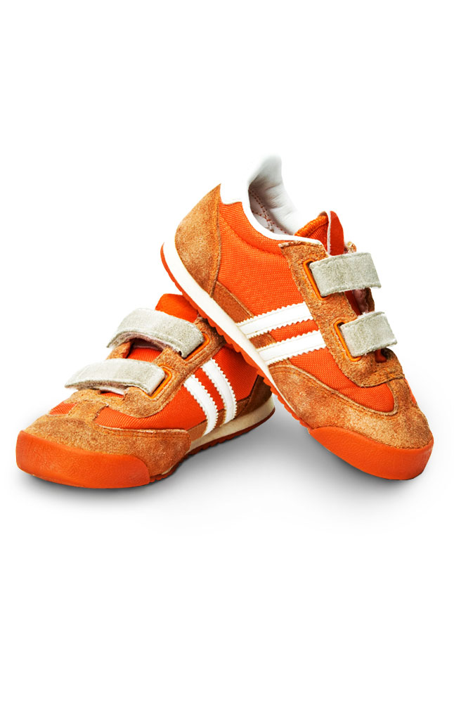 Borsati Orange Baby Shoes Main Image