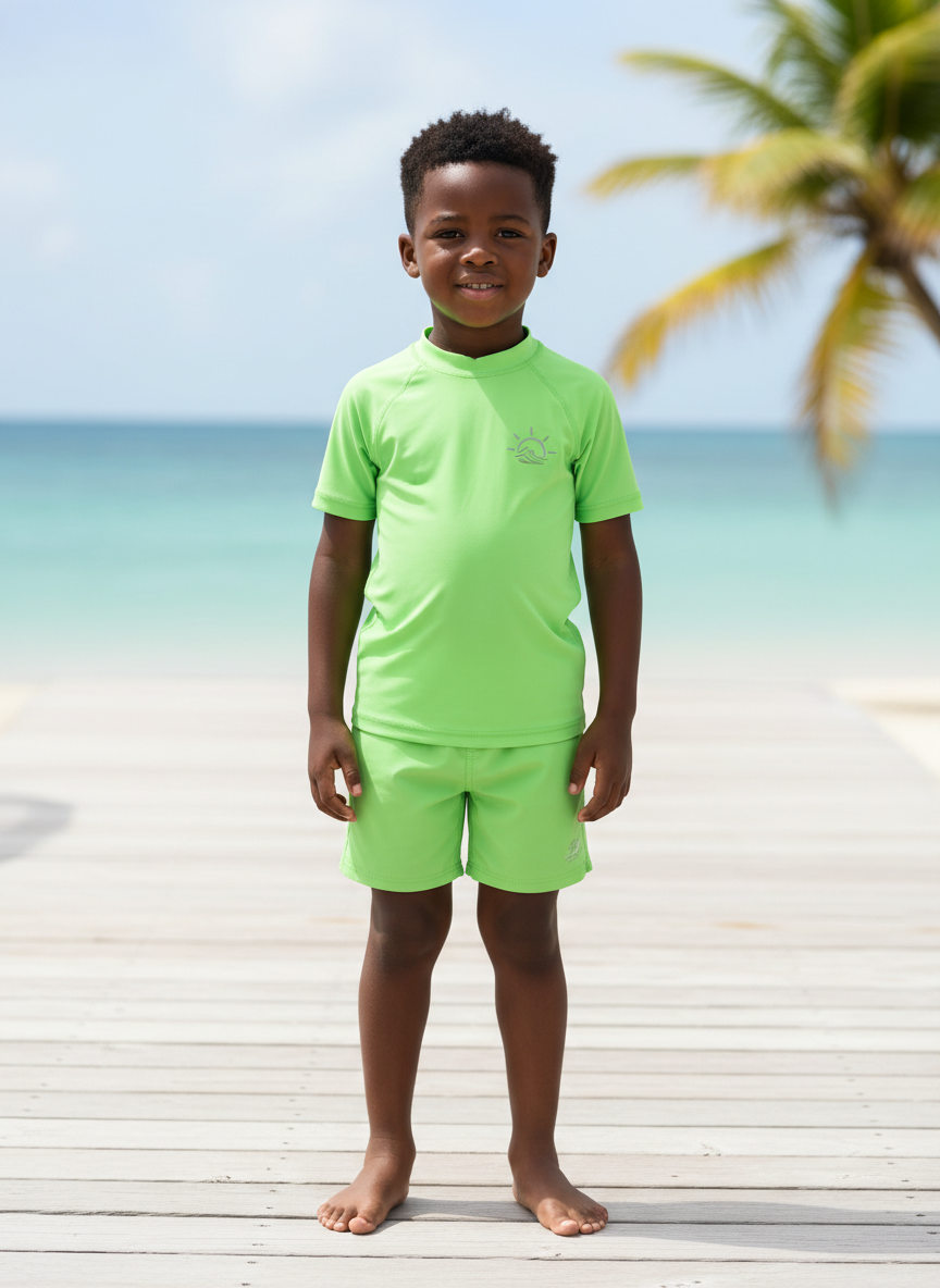 Solstice Solar-Guard Surf Tee S Electric Lime Main Image