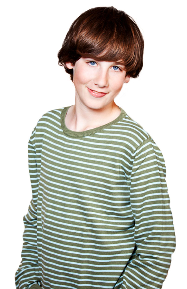 Luigi Valenti Green Striped T-Shirt Main Image