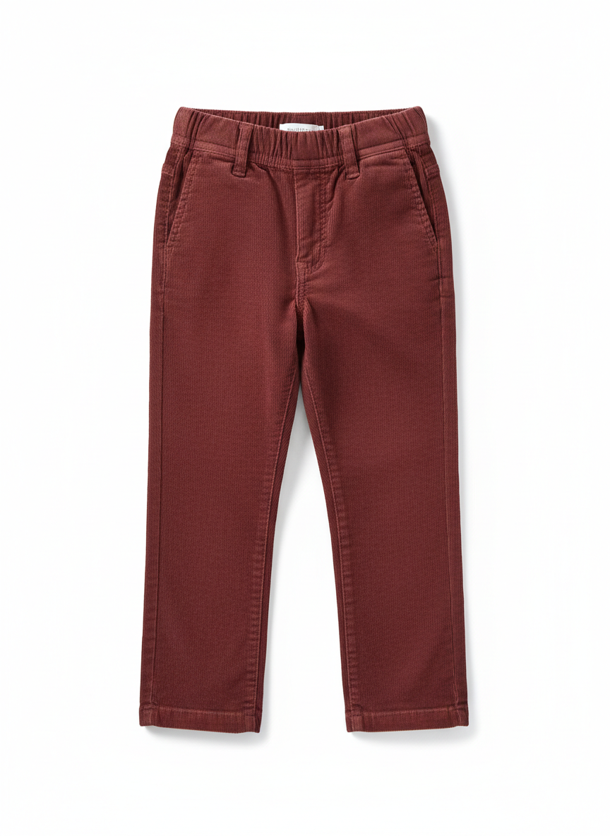 Solstice Fine Corduroy Pant S Burgundy Main Image