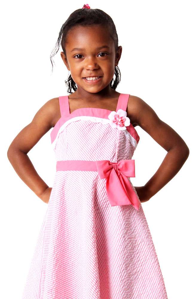 Gusso Kidswear Girls' Pink Sundress Main Image