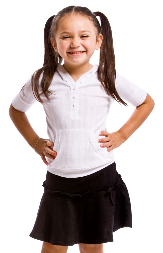 Versatil Girls' A-Line Wrap-Around Skirt Main Image