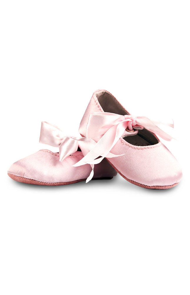 Mayflower Girls' Ballet Slippers with Ribbon Main Image