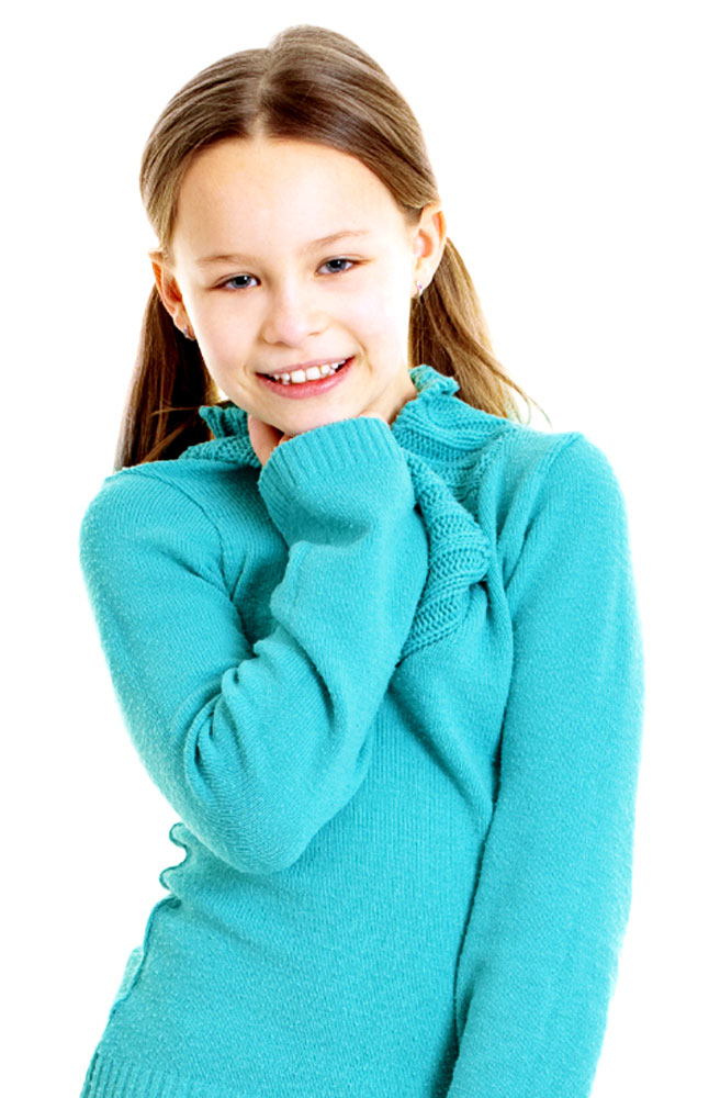 Hermitage Sweater with Ruffled Neckline Main Image