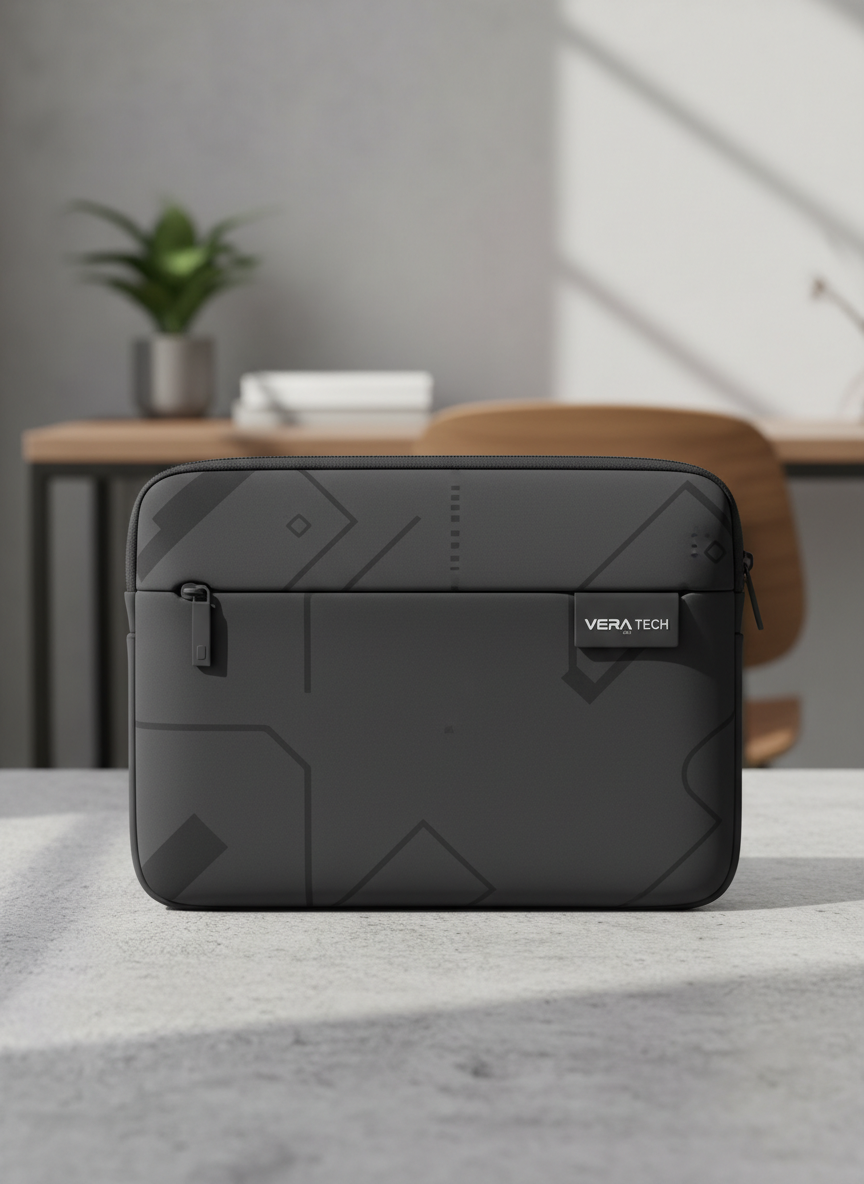 Vera Tech Laptop Sleeve Charcoal Main Image
