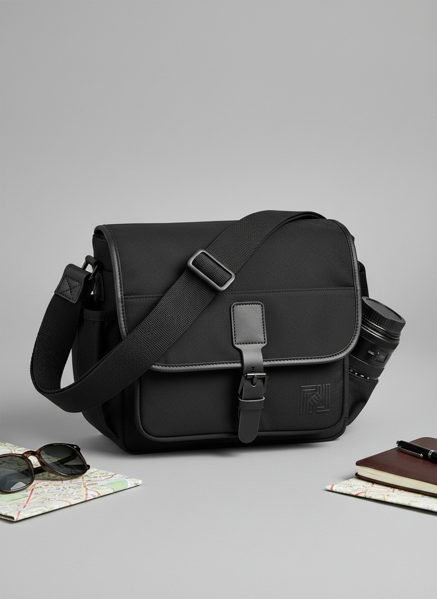 Rebel Camera Messenger Black Main Image