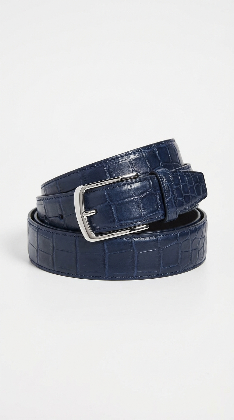 The Midnight Croco Embossed Strap Main Image