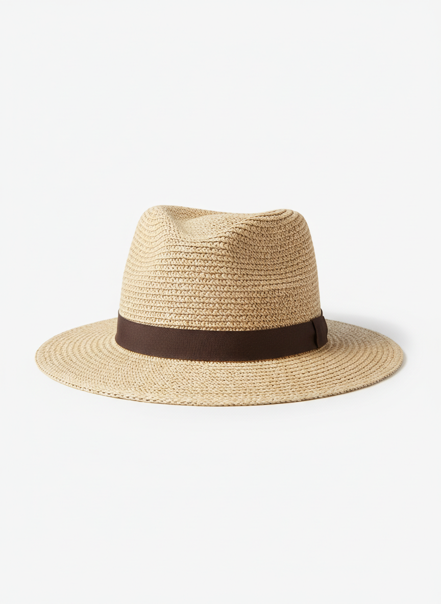 Lumina Straw Panama Hat Natural Main Image