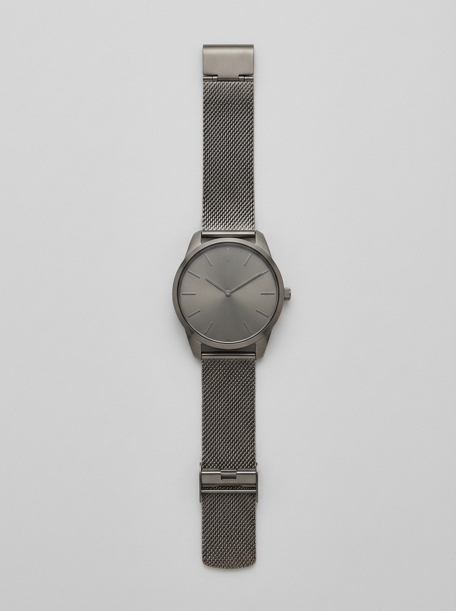 Aura Milanese Mesh Watch One Size Main Image