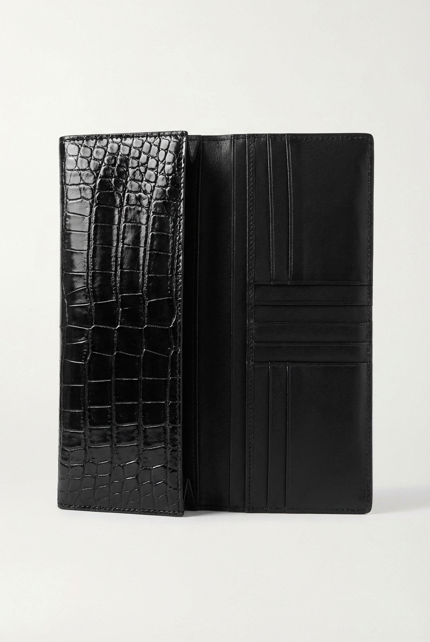 The Alligator-Grain Secretary Wallet Main Image