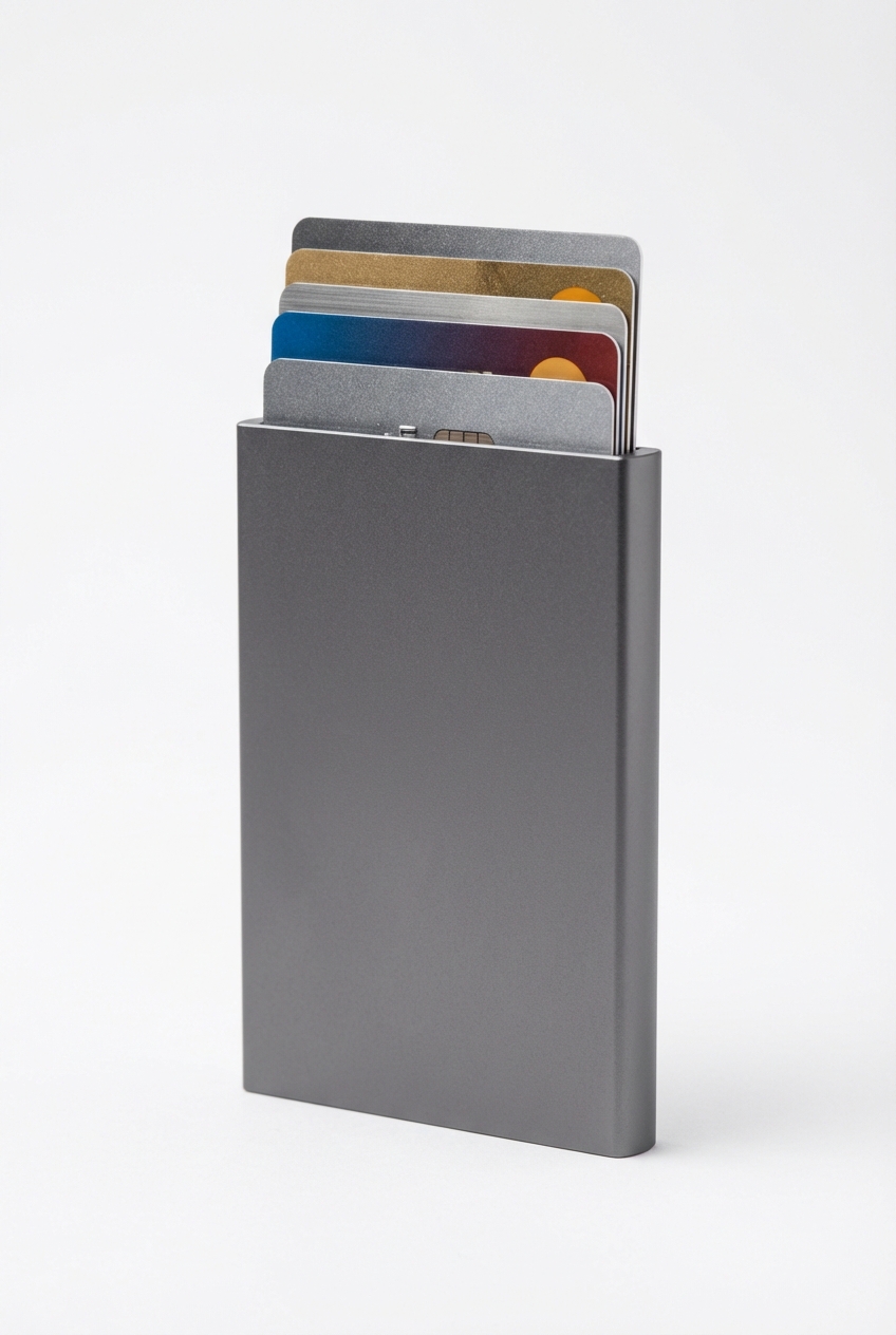 The Pop-Up Aluminum Card Case Main Image
