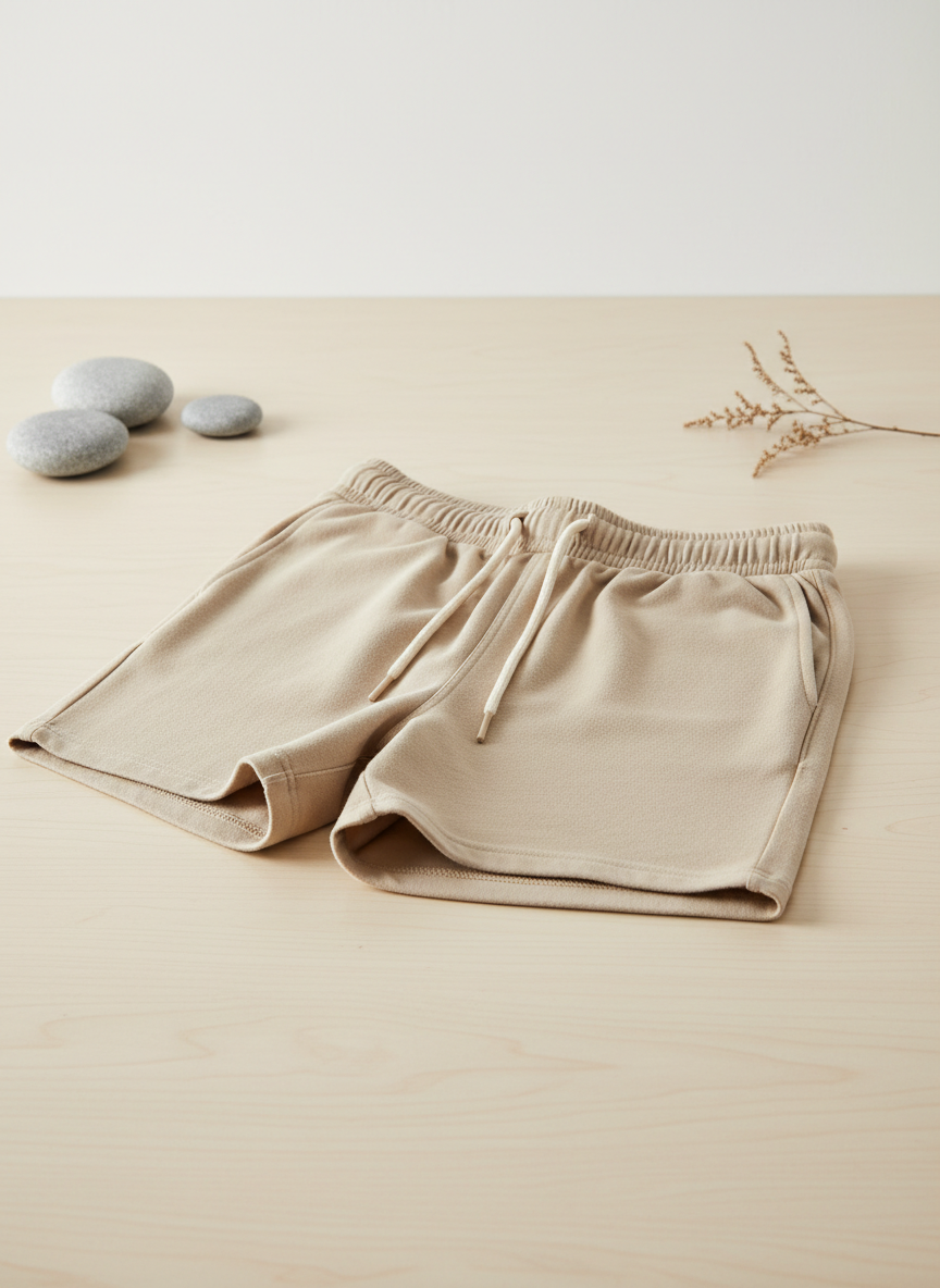 Vera French Terry Short Small Oatmeal Main Image