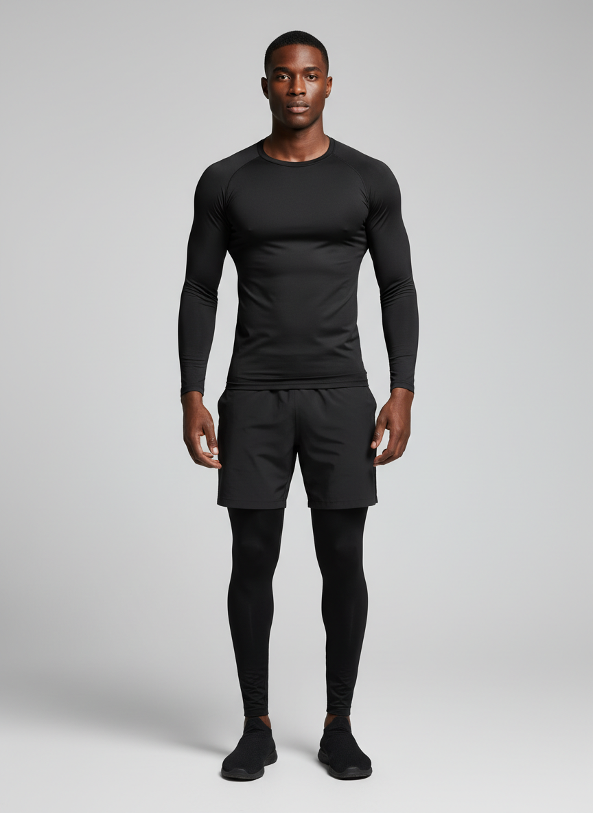 Rebel Compression Base Layer Large Black Main Image