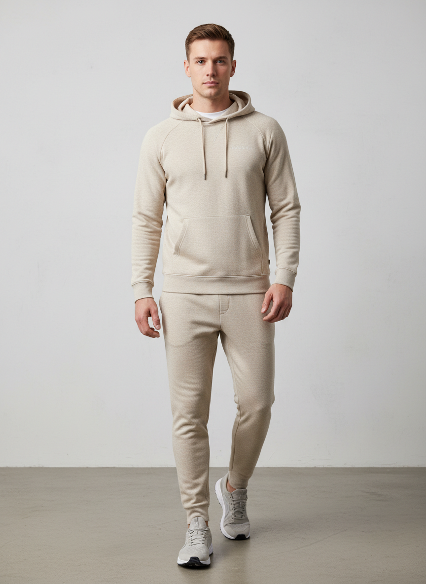 Vera Thermal Workout Hoodie X-Large Oatmeal Main Image