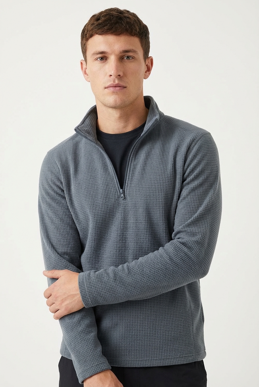 The Grid Fleece Mid-Layer Main Image