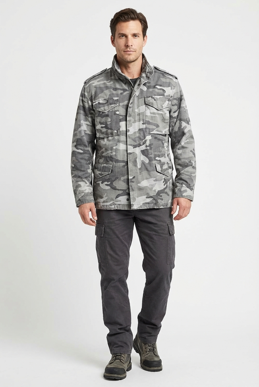 The Camo Ripstop Military Jacket Main Image