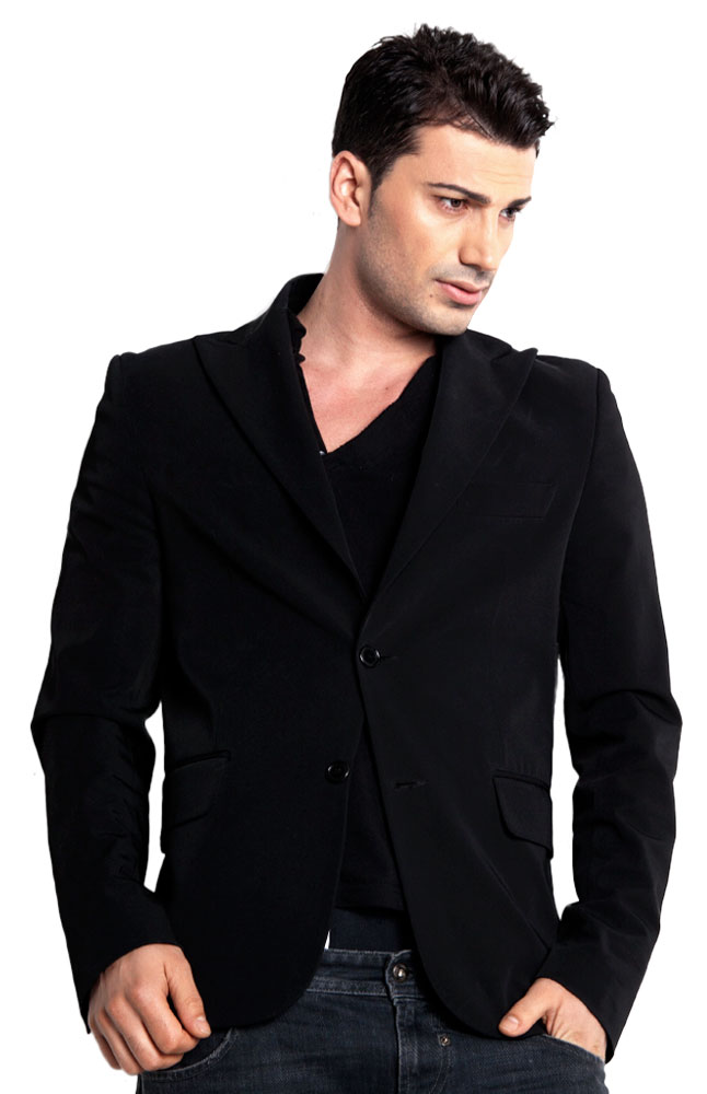 Gusso Flannel Blazer Main Image