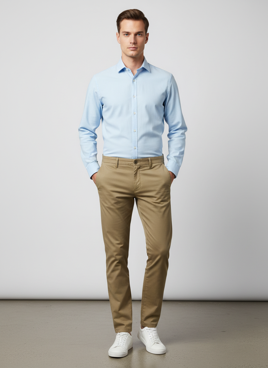 Vera Modern Chino Pant 30x30 Khaki Main Image