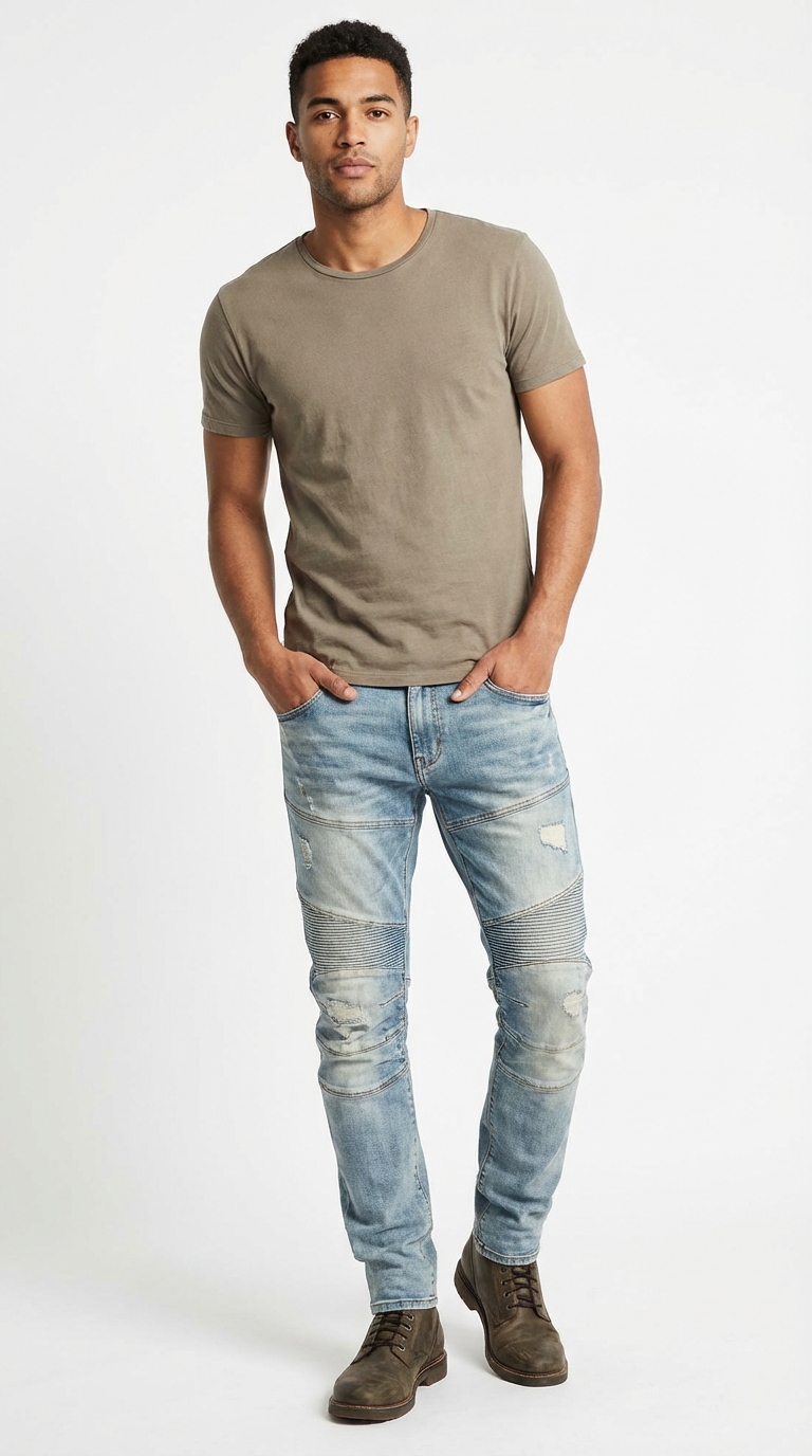 The Patched Moto Denim Main Image
