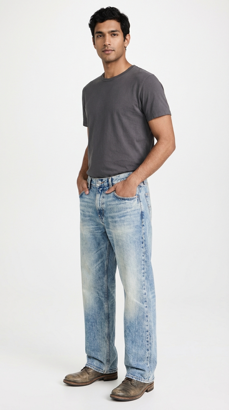 The Heavy Stone Washed Relaxed Fit Main Image