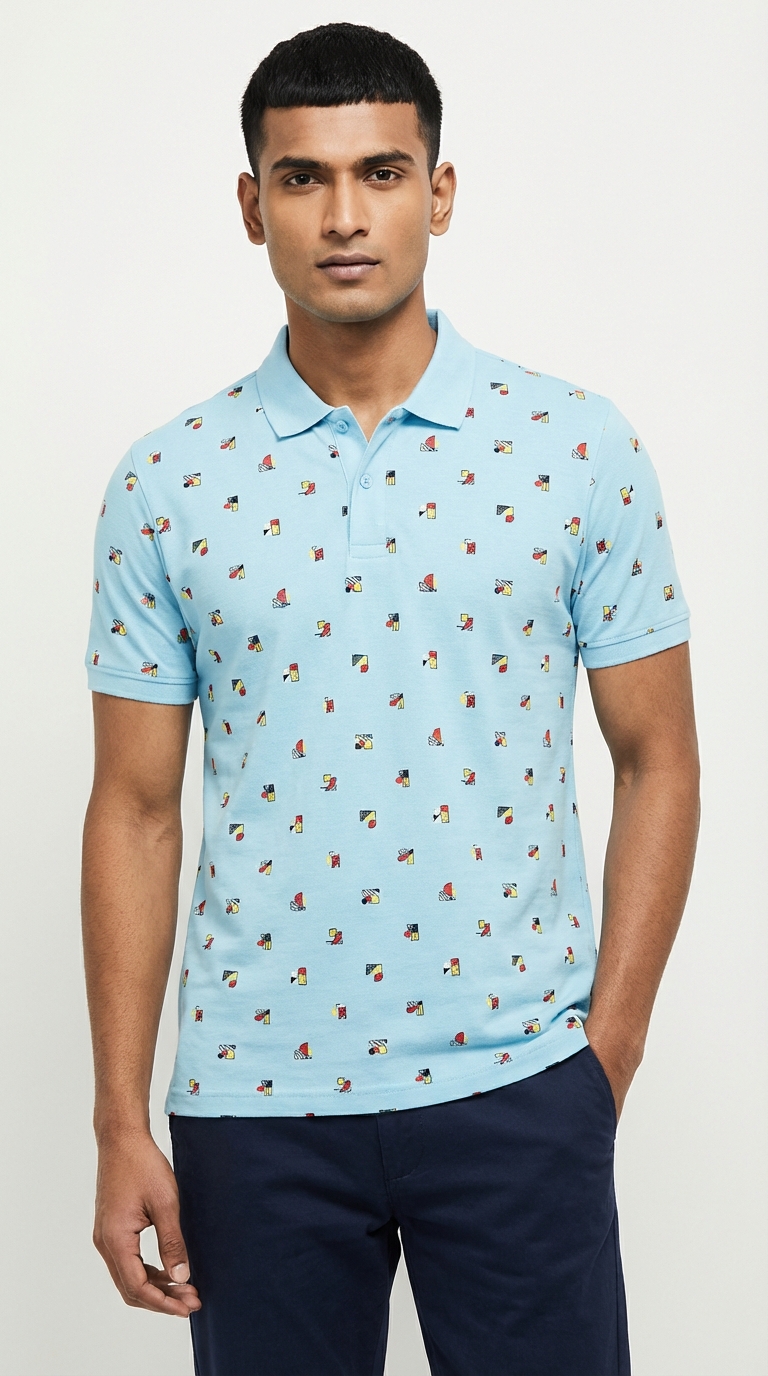 The Pop Art Printed Polo Main Image