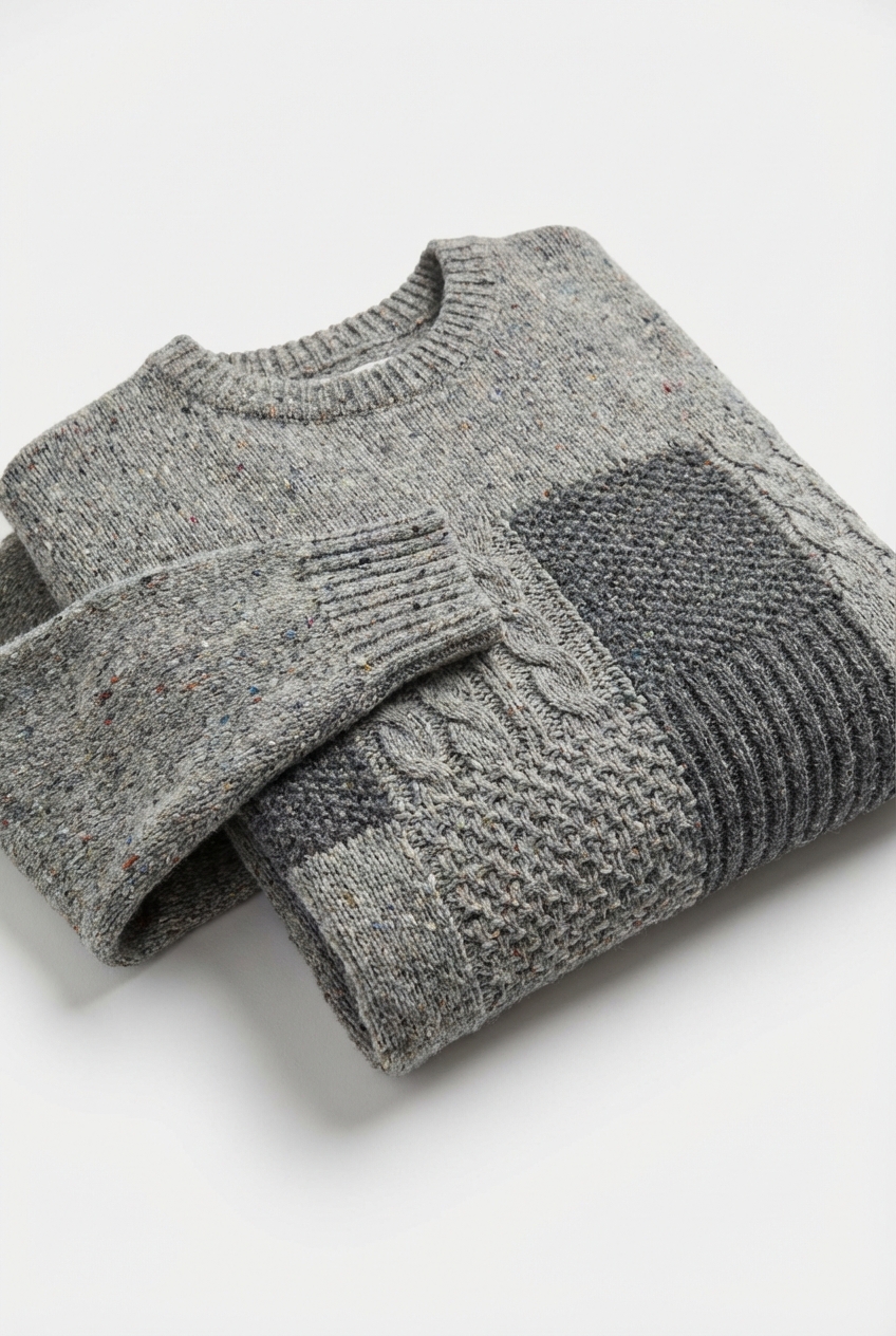 The Patchwork Donegal Sweater Main Image