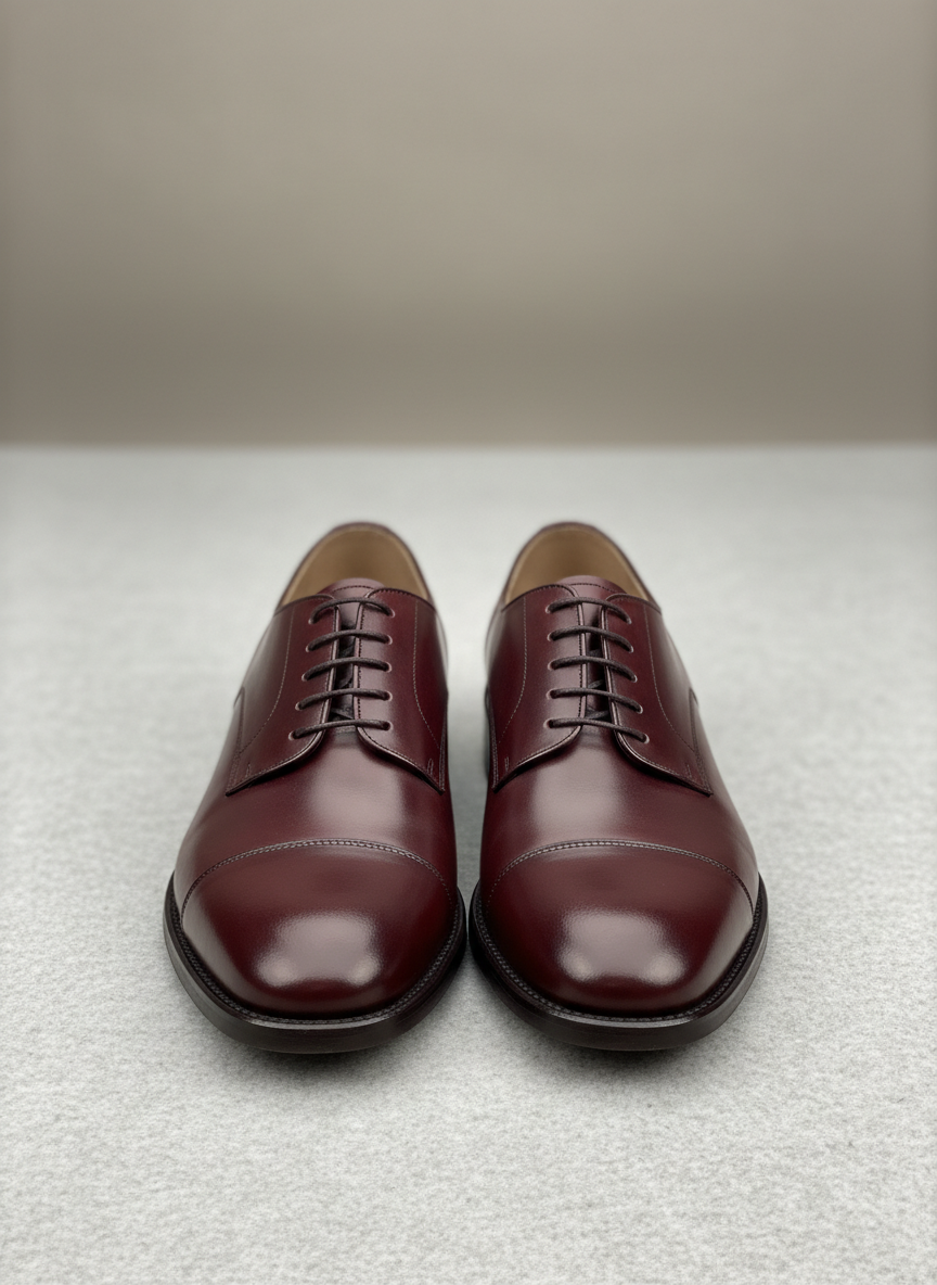 Aura Cap-Toe Derby Size 12 Burgundy Main Image