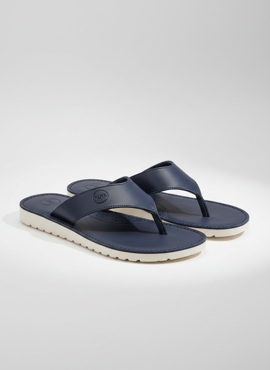 Aura Premium Flip Flop Size 10 Navy Main Image