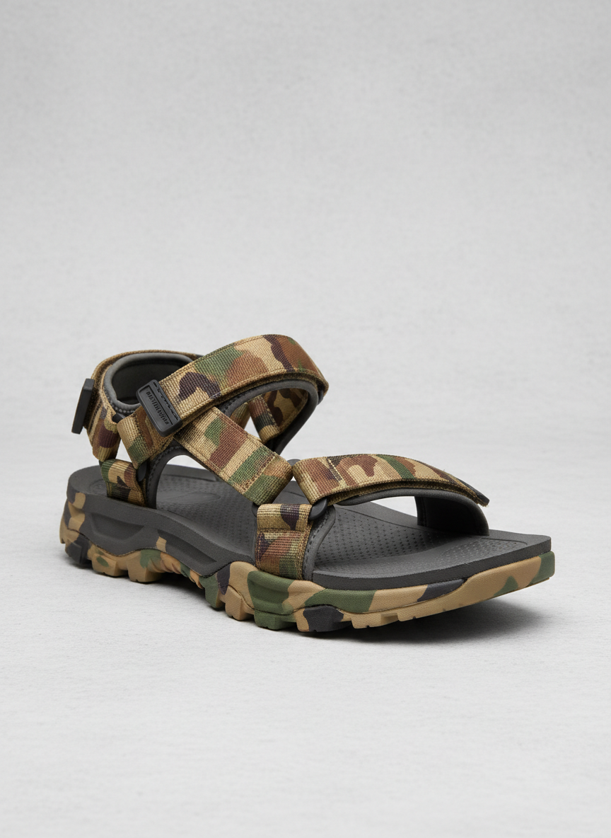 Rebel Tactical Webbing Sandal Size 11 Camo Main Image