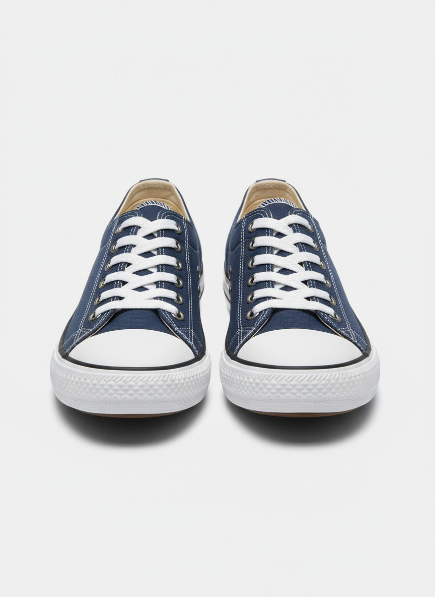 Rebel Classic Canvas Sneaker Size 9 Navy Main Image