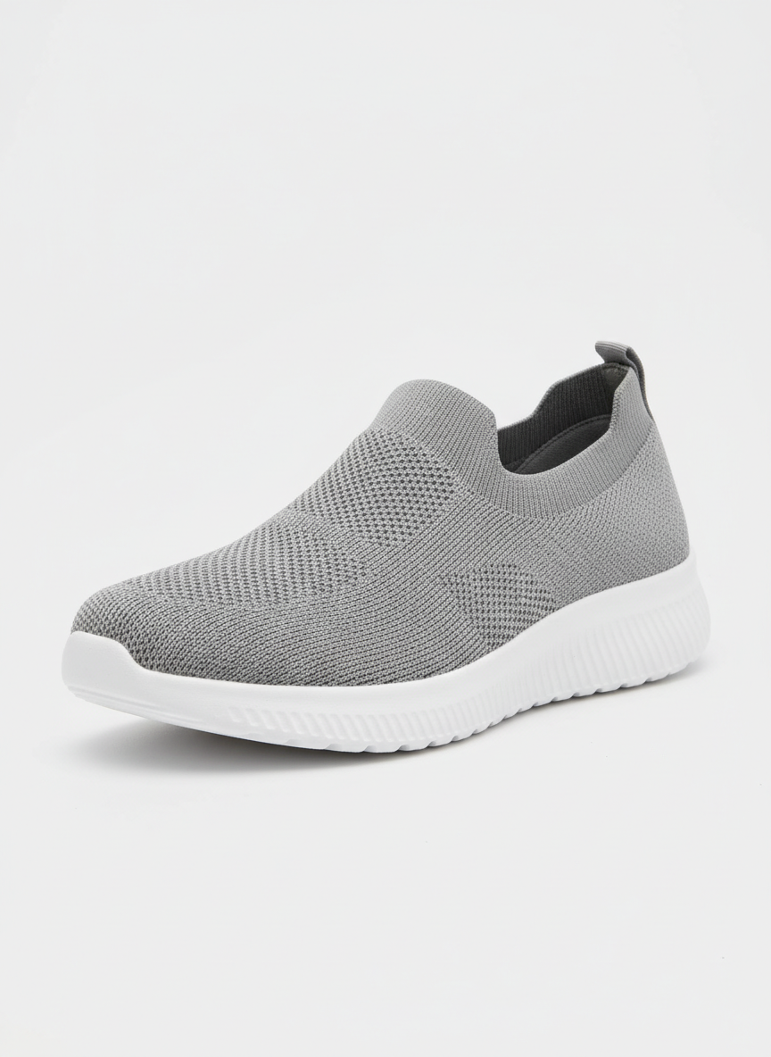 Aura Knit Slip-On Size 9 Grey Main Image