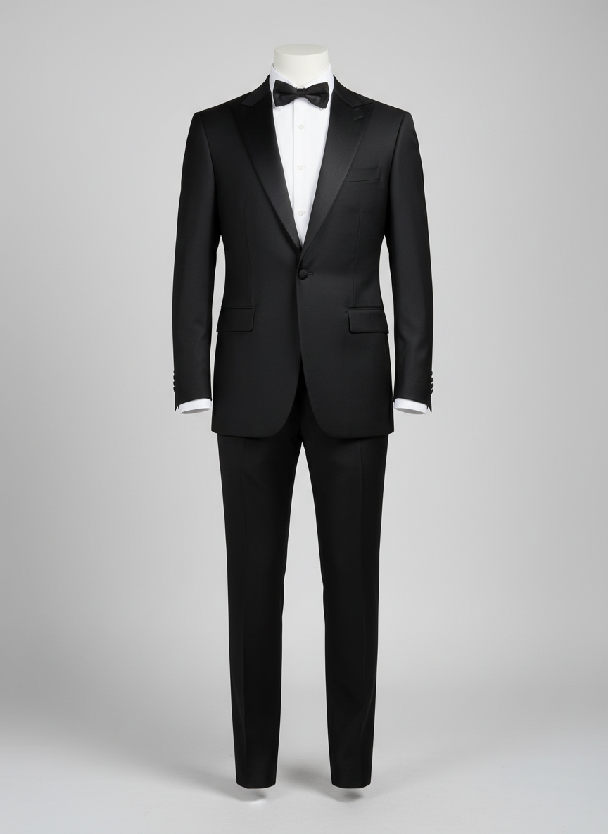 Vera Slim Fit Tuxedo 44R Black Main Image