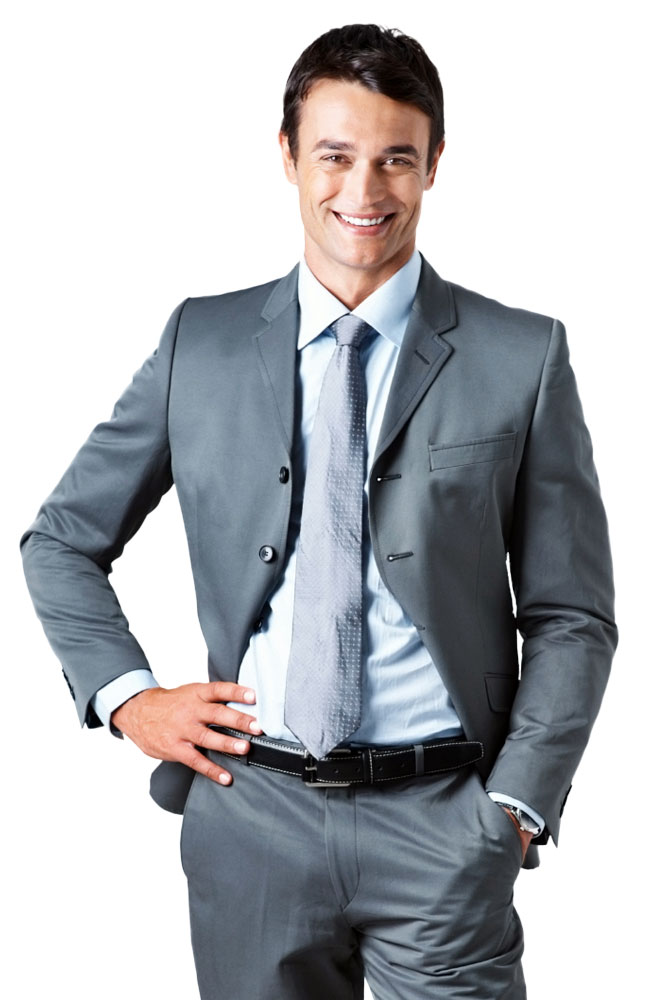 Albini European Cut Chintz Wool Suit Main Image
