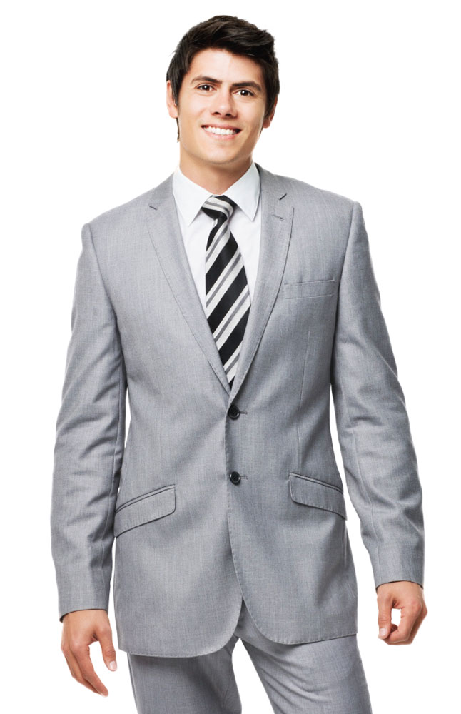 Albini Executive Cut Gray Suit Main Image