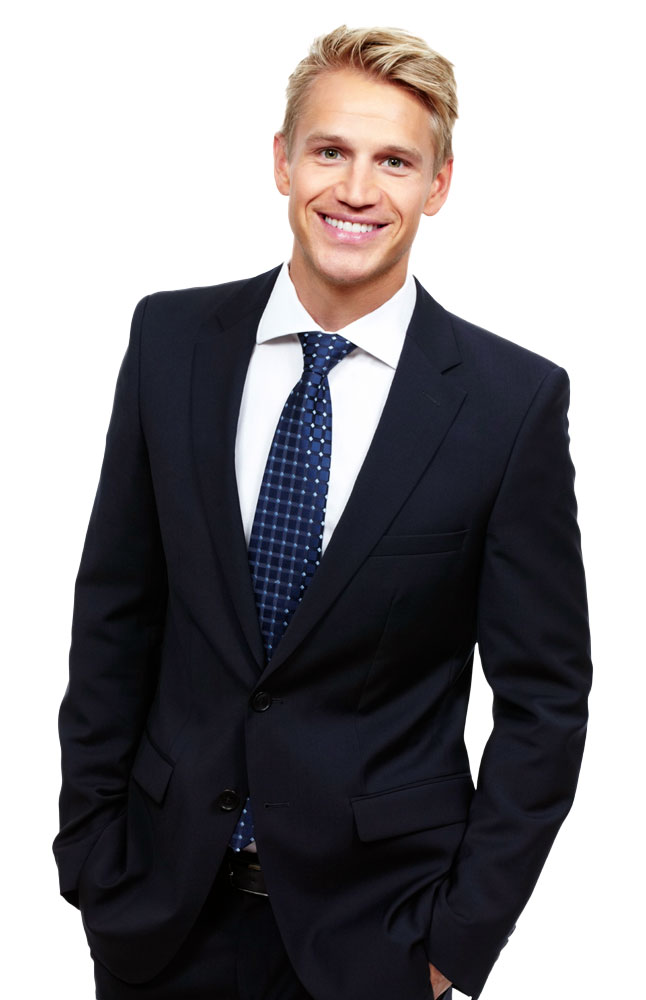 Hermitage Black Relaxed Fit Traditional Two Button Suit Main Image