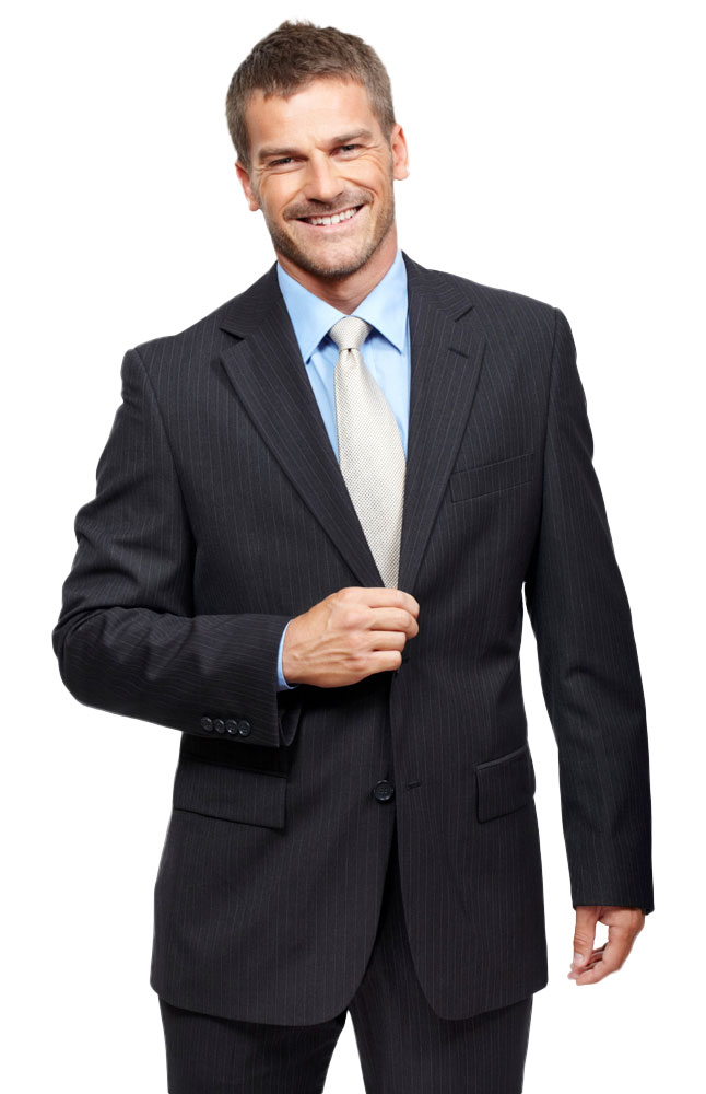 Hermitage Dark Gray Relaxed Fit Traditional Two Button Suit Main Image