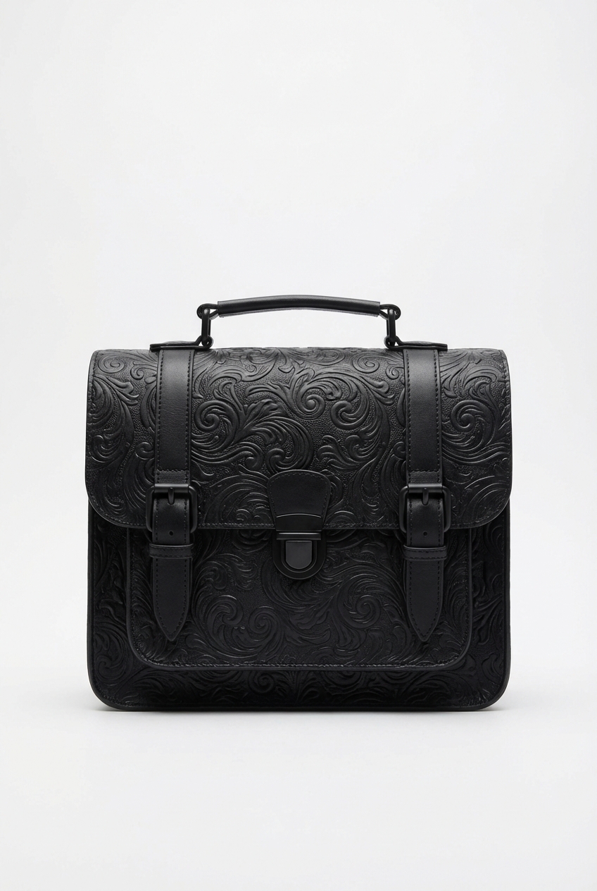 Blackened Baroque Satchel Main Image