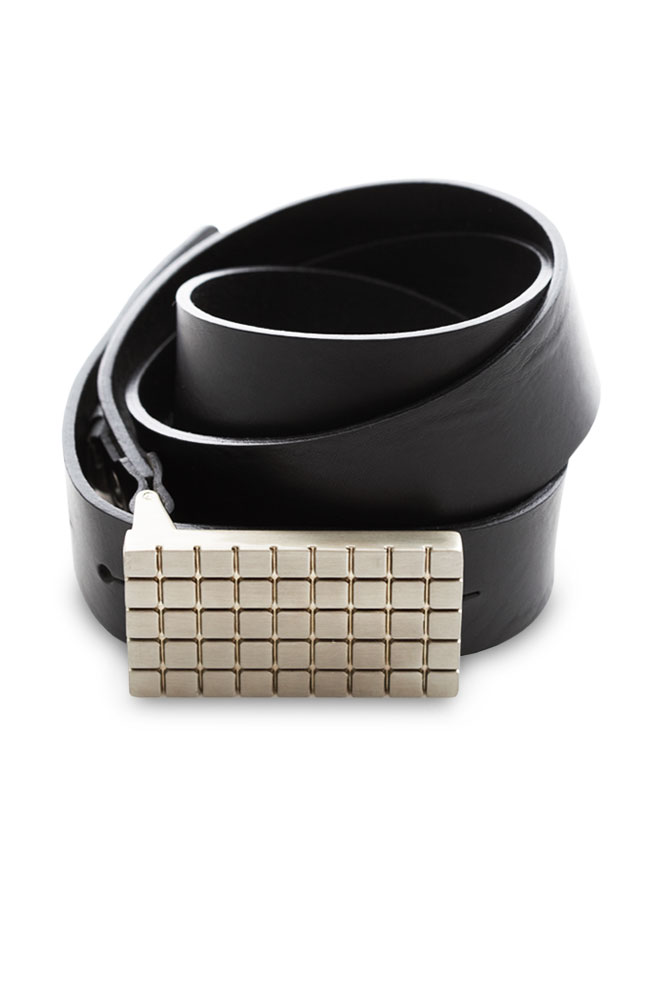 Versatil Black Leather Belt Main Image