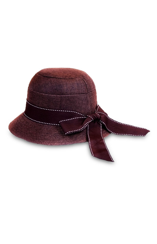 Hermitage Purple Cloche Hat Main Image