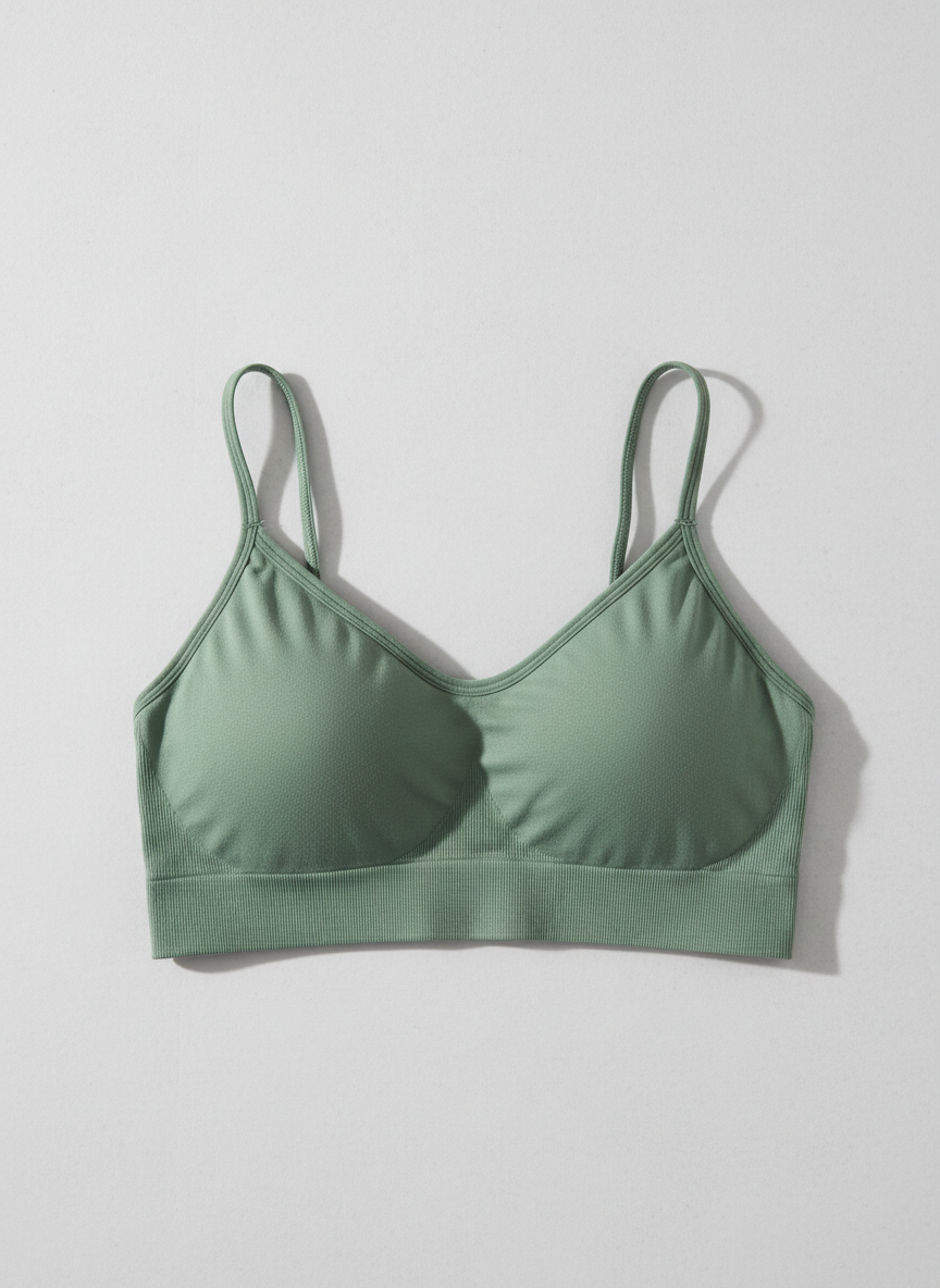 Vera Seamless Studio Bra 34C Sage Main Image