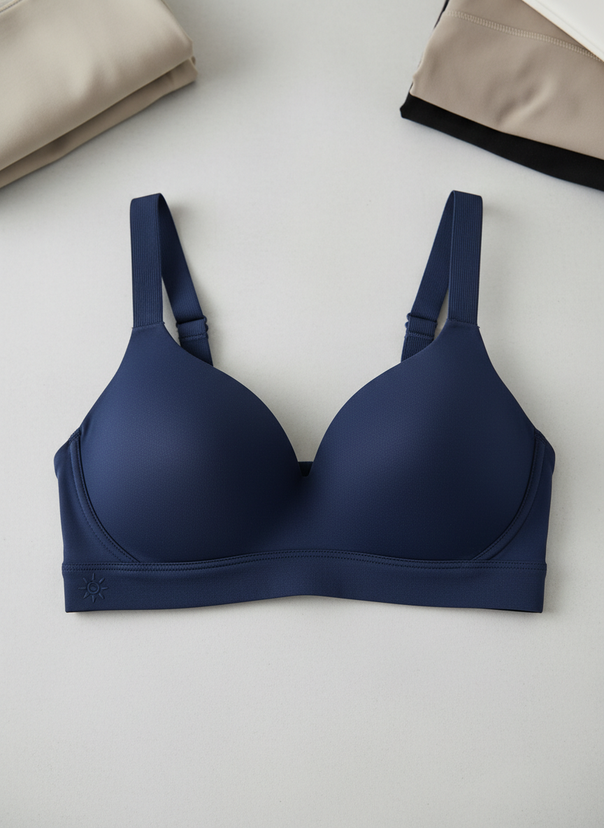Solstice Adjustable Strap Bra 32B Navy Main Image