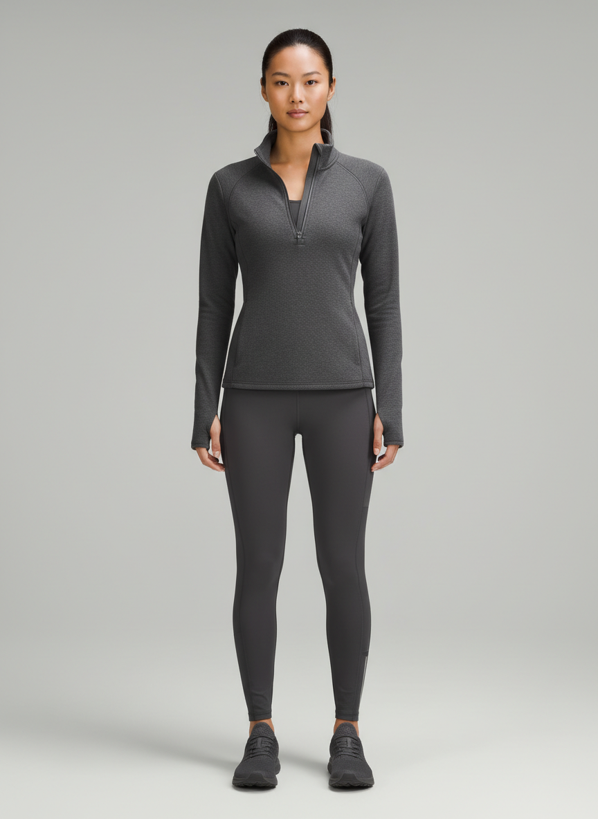 Solstice Thermal Half-Zip Medium Charcoal Main Image